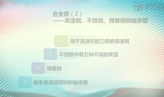 材料学概论mooc课程截图