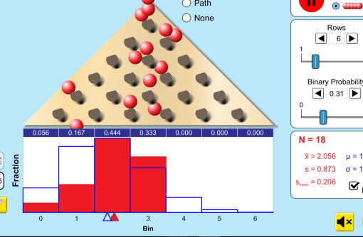 二项分布弹珠台几率