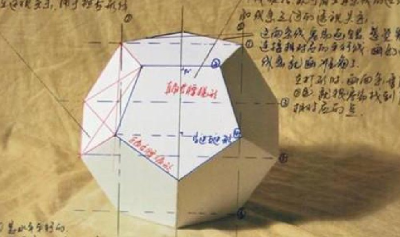 几何立方体描绘