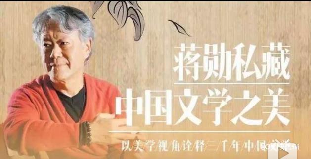 蒋勋:中国文学-从唐诗到元曲 蒋勋:中国文学-从唐诗到元曲