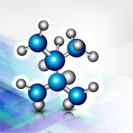 分子和原子微观结构示意