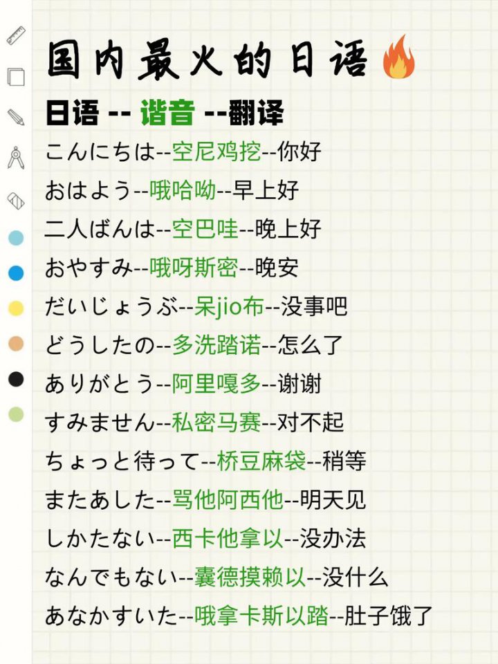 日语学习