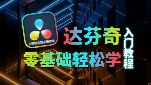 达芬奇教程专业版课程 精选课程