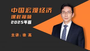 【徐高2025】中国宏观经济精品课