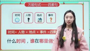 小学一二三年级语文作文必备【看图写话】名师课堂--手把手教会看图写话