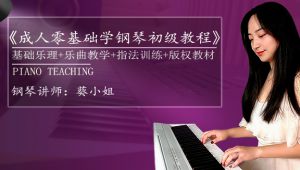 成人零基础学钢琴初级入门教程