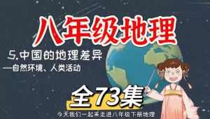 八年级地理上下册趣味同步动画