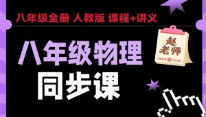 全46讲【八年级物理同步课 人教版】讲解 学习视频