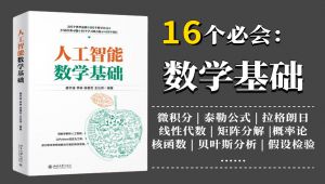 轻松学习微积分、概率论、泰勒公式、拉格朗日等人工智能数学知识 教学视频