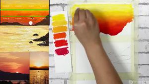 油画棒教学课-专业课系统课