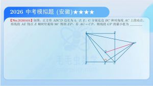 2026中考数学模拟压轴题精选 学习视频