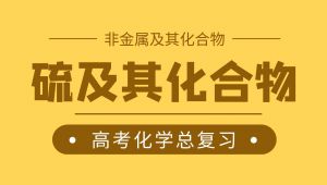 【高考总复习】硫及其化合物专题 教学课程