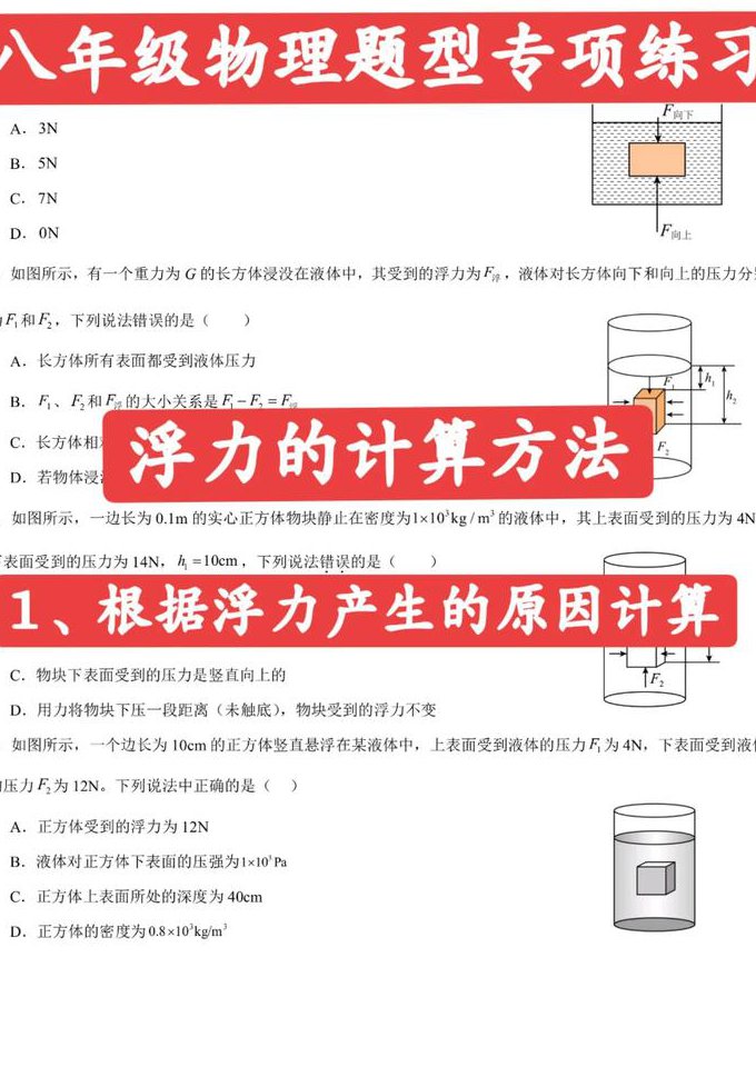 人教版八年级物理下册课堂视频 - 浮力