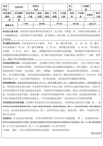 初中九年级数学中考系统复习微课 - 试卷分析