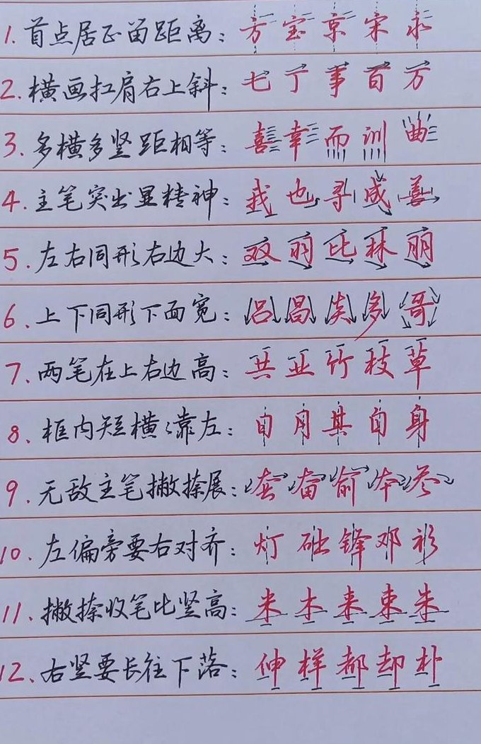 名师讲解硬笔书法 - 书法技巧