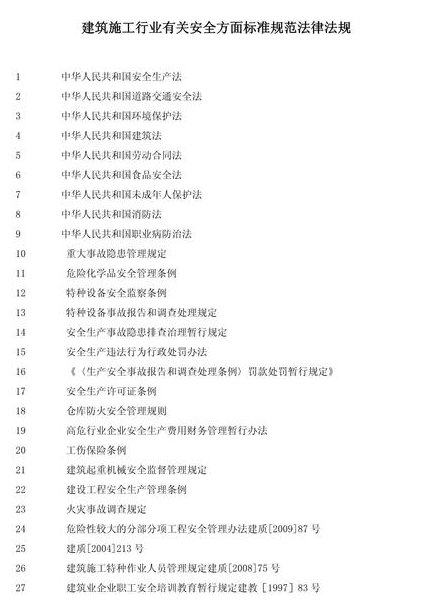 安全生产法及安全标准课程 - 安全法规