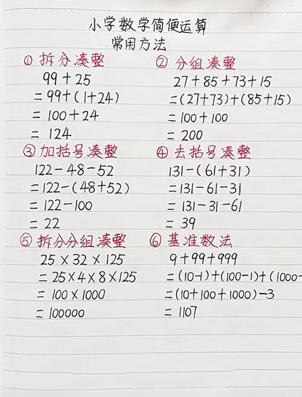 考研数学通关1000题 - 数学技巧