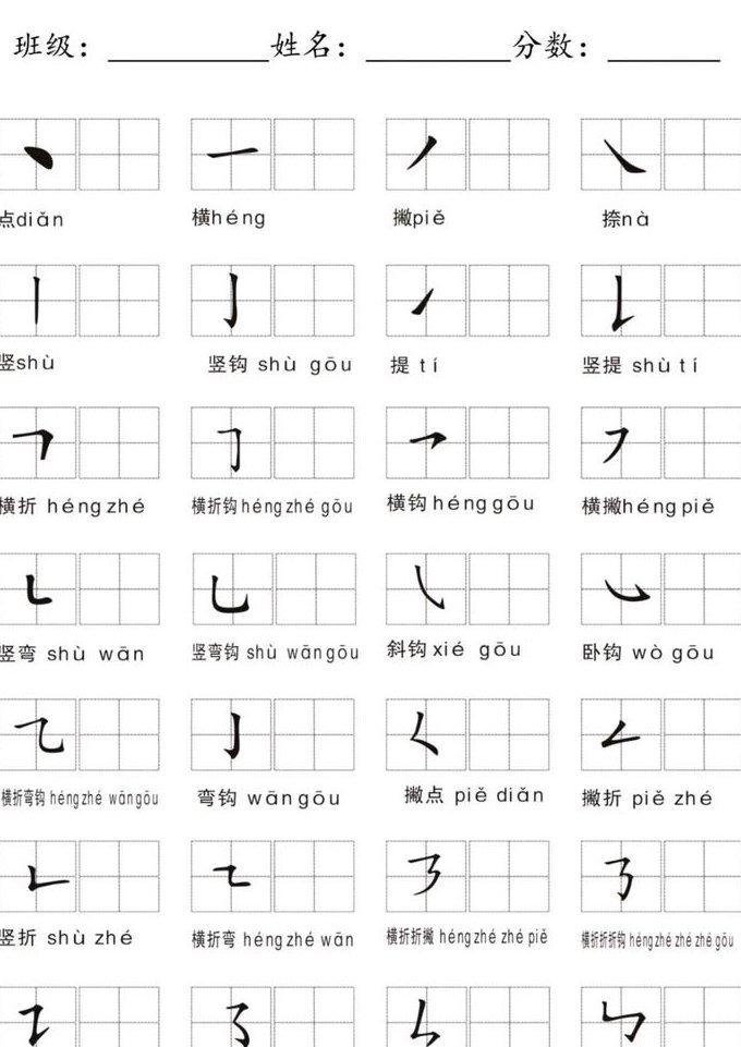小学语文知识点辅导视频 - 汉字书写