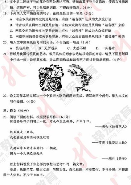 高考语文冲刺复习精讲 - 高考语文