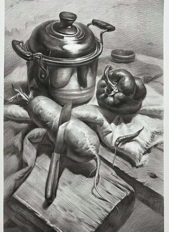 精品《素描课》速成课 - 素描基础