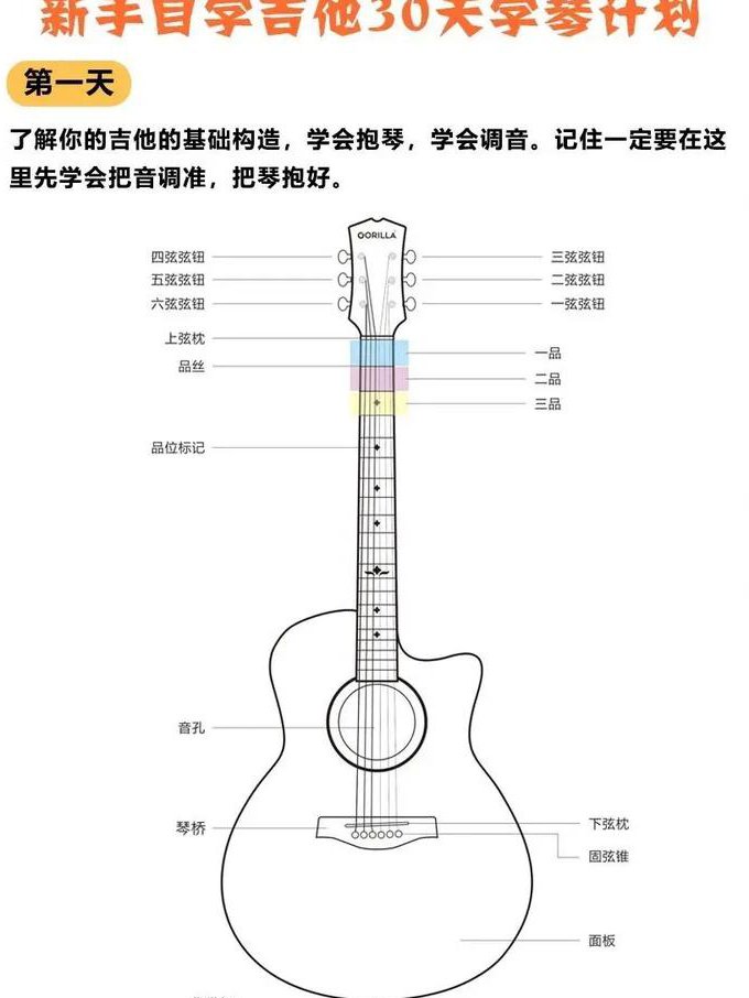 吉他零基础教程 - 吉他入门