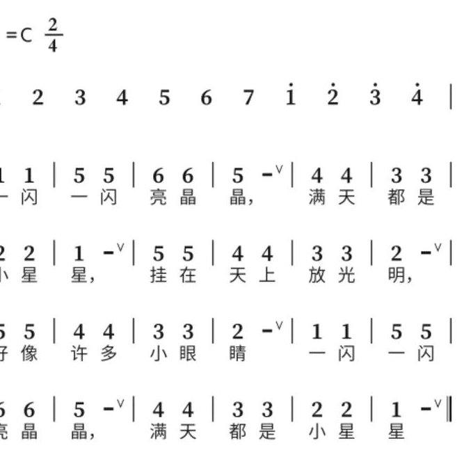 学唱简谱教程 - 简谱入门