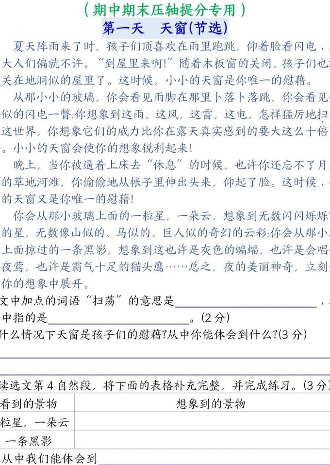 小学语文作文知识点微课视频 - 阅读理解